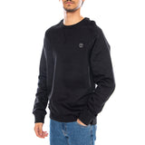 Exeter River Brushed Back Crew Sweatshirt Black - Men's Crewneck Sweatshirt Black TIMBERLAND Men's