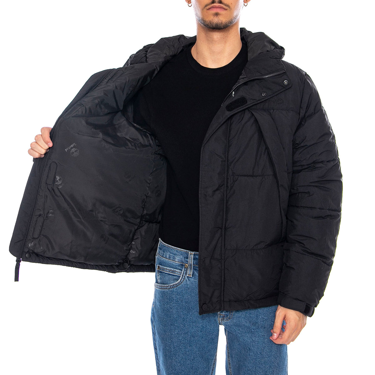 Durable Water Repellent Puffer Jacket Black - Giacca con Cappuccio Uomo Nera TB0A626 70011 TIMBERLAND 