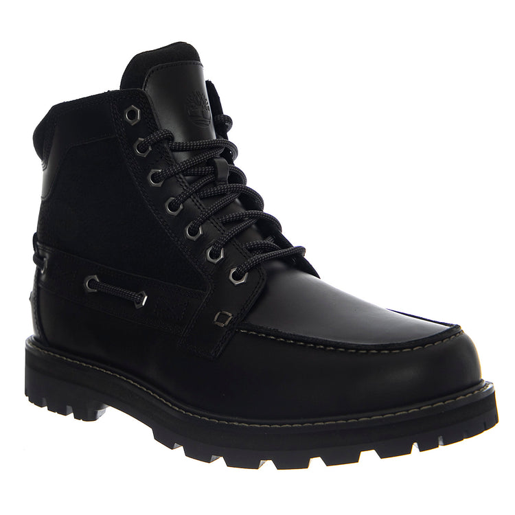 Britton Road Mid Lace Up -- Stivali Uomo Nero Pelle Full Grain TB0A697H W021 TIMBERLAND 