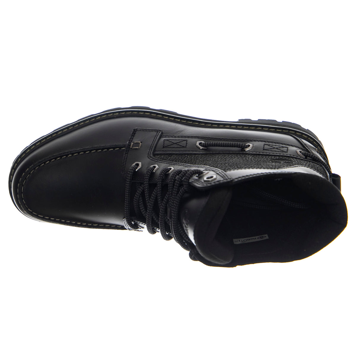 Britton Road Mid Lace Up -- Stivali Uomo Nero Pelle Full Grain TB0A697H W021 TIMBERLAND 