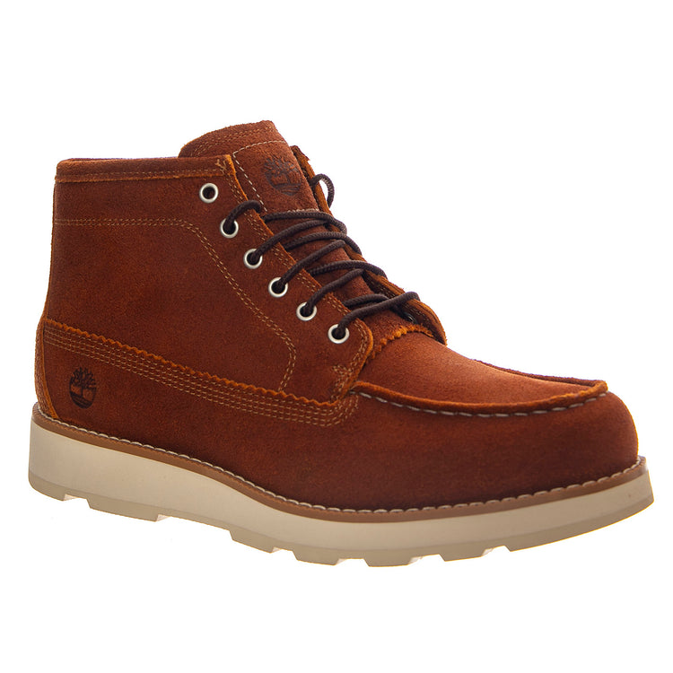 Britton Mills Mid Lace Up Chukka Boot -- Stivali Uomo Rust Scamosciato TB0A6CEP EIZ1 TIMBERLAND 