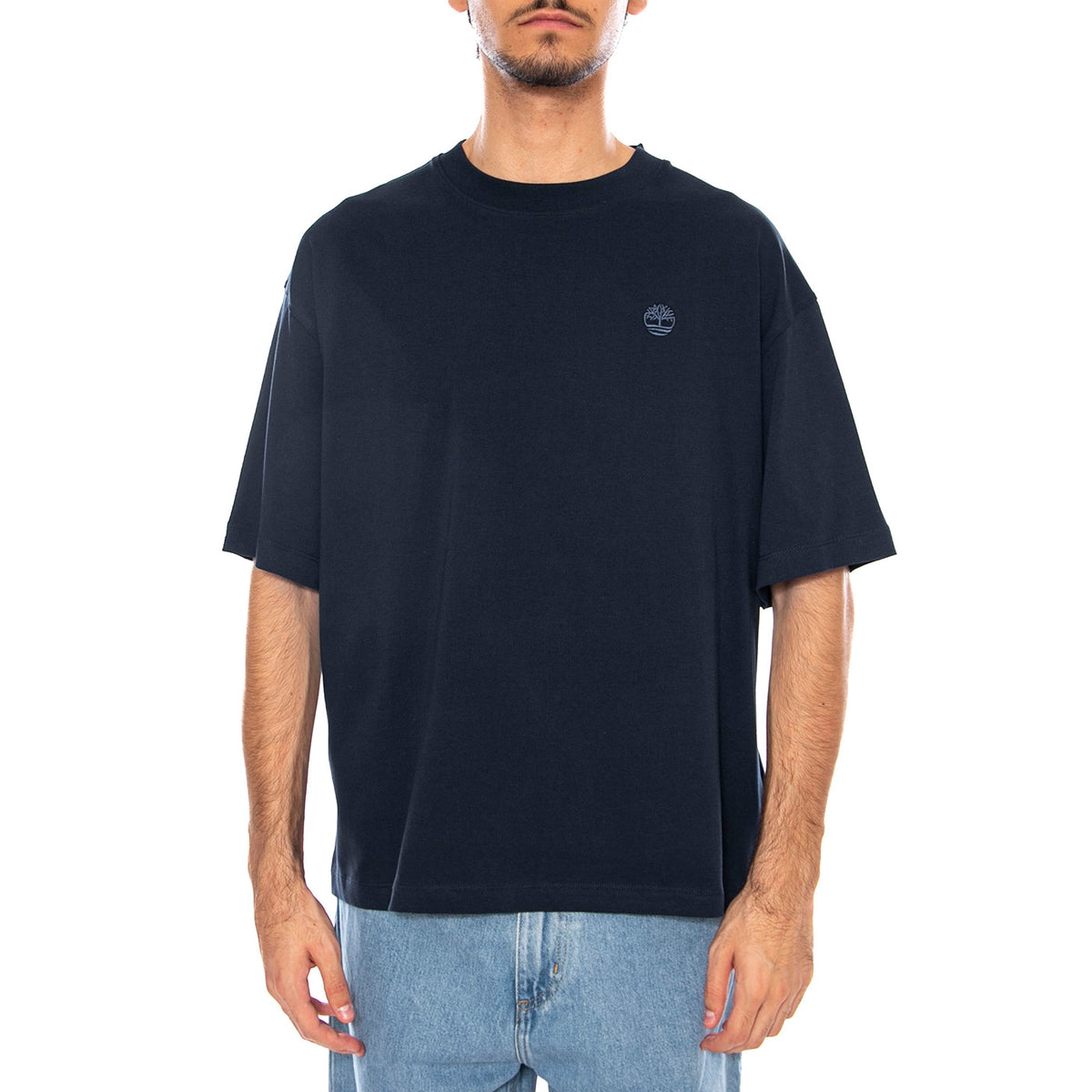 Dunstan River Short Sleeve Tee Dark Sapphir - Maglietta Girocollo Uomo Blu TB0A6GH 34331 TIMBERLAND 