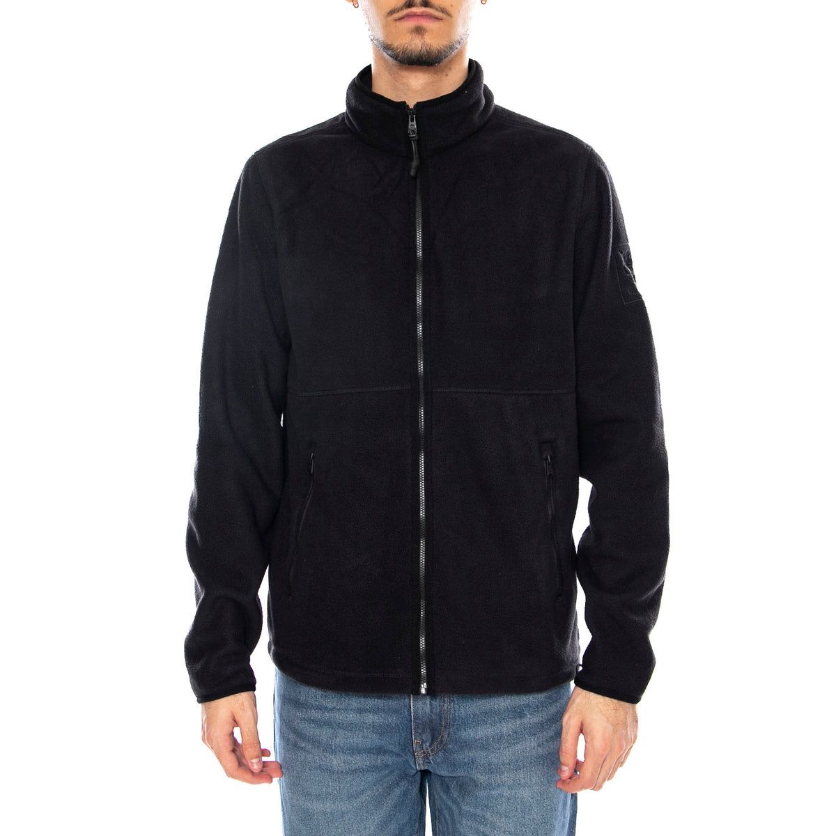 Full Zip Polar Fleece -- Felpa con Zip Uomo Nera TB0A6HM 30011 TIMBERLAND 