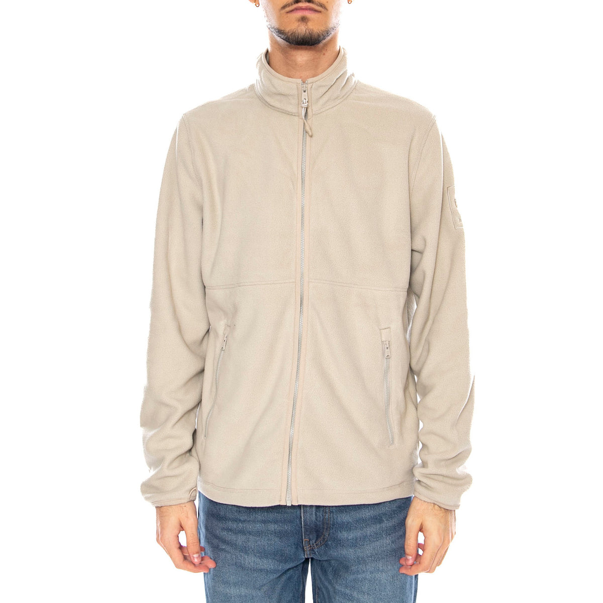 Full Zip Polar Fleece -- Felpa con Zip Uomo Beige TB0A6HM 3CY21 TIMBERLAND 