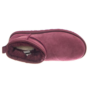 W Classic Ultra Mini Burnt  Magenta - Stivaletti Donna Bordeaux 1116109 BNTM UGG 