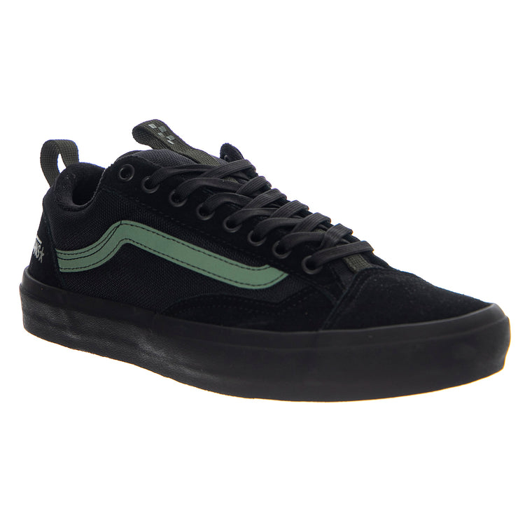 Vans Skate Old Skool 36+ Atiba Black/Dark Green - Scarpe Stringate Uomo Nere VN000D5RNLX1 . VANS 