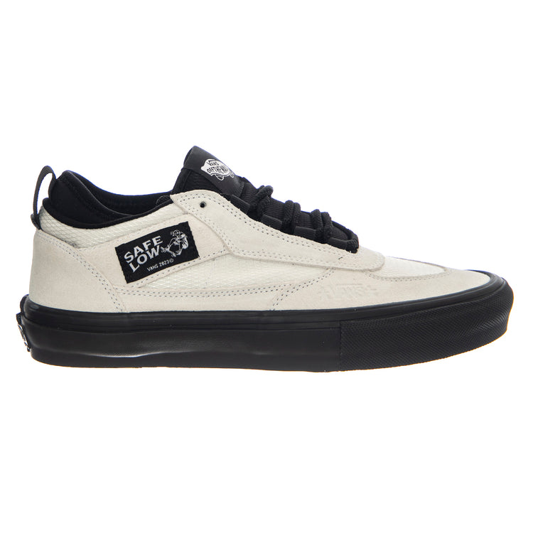 Vans Skate Safe Low Atiba Bone White/Black - Scarpe Stringate Uomo Bianche VN000EEHBWI1 . VANS 
