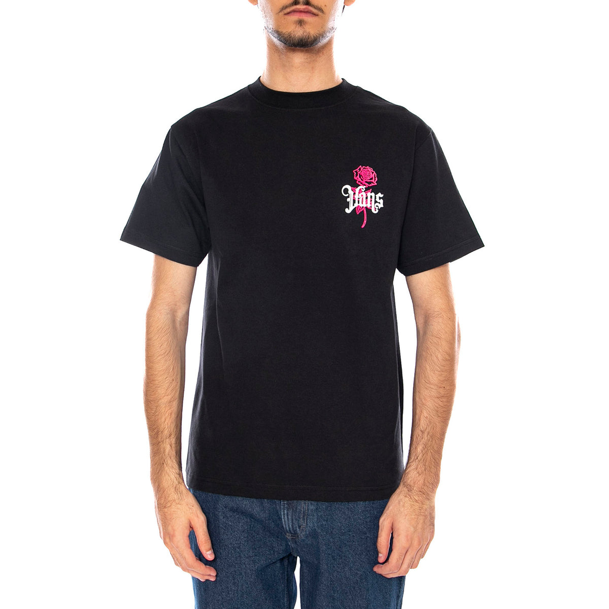 Grown From The Ground Up SS Black Tee - Maglietta Girocollo Uomo Nera VN000PCH BLK1 VANS 