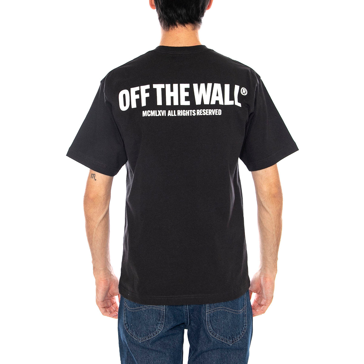 Original Standards Statement SS Tee Black - Maglietta Girocollo Uomo Nera VN000PF7 Y281 VANS 
