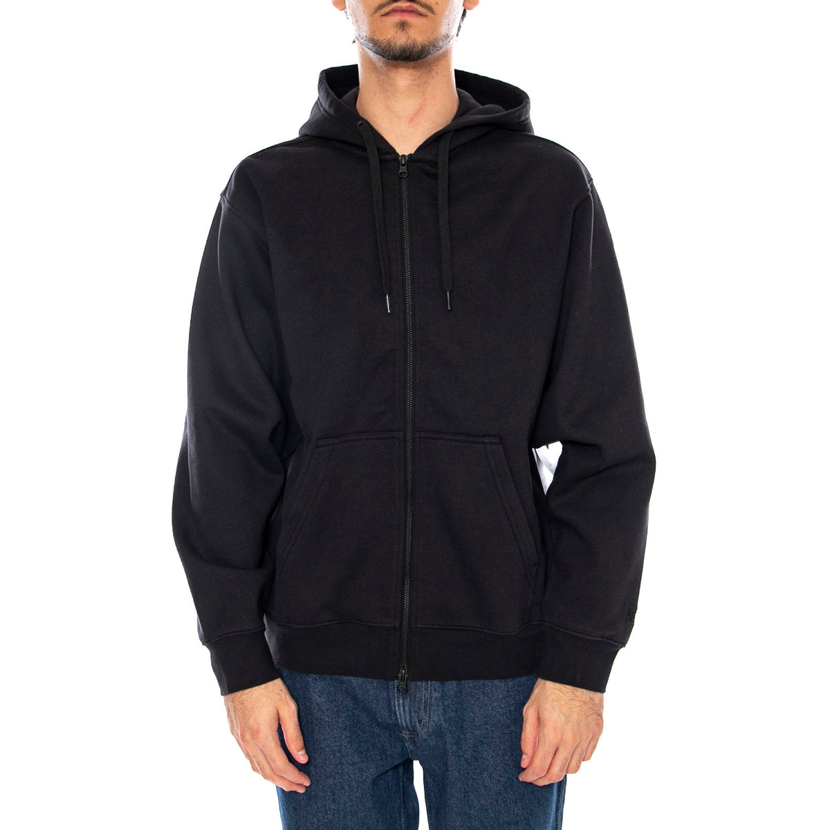 Skate Atiba Haze Zip Hoodie Black - Felpa con Cappuccio Uomo Nera VN000Q77 BLK1 VANS 