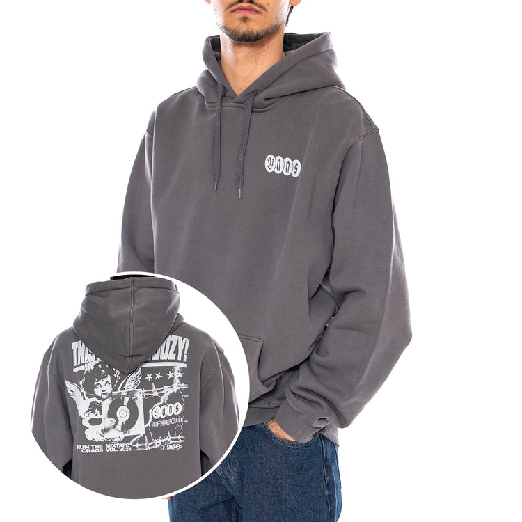 Earthbound Loose PO Fleece -- Felpa con Cappuccio Grigia VN000RD7 1O71 VANS 