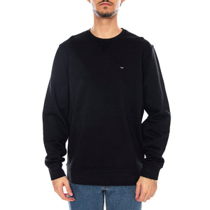 Sign Off Crew Black - Felpa Girocollo Uomo Nera 112350535 . WRANGLER 