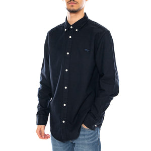 Oxford Shirt -- Camicia Uomo Dark Navy 112357241 . WRANGLER 