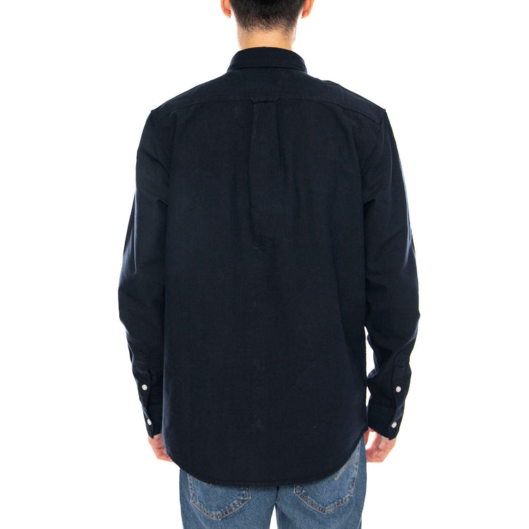 Oxford Shirt -- Camicia Uomo Dark Navy 112357241 . WRANGLER 