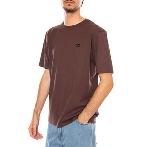Sign Off Tee Mahogany - Maglietta Girocollo Uomo Marrone 112371484 . WRANGLER 