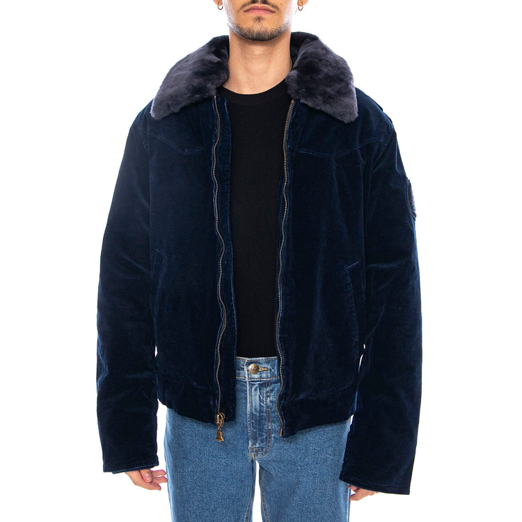 Aviator Jacket Indigo - Giacca Uomo Blu 112371769 . WRANGLER 