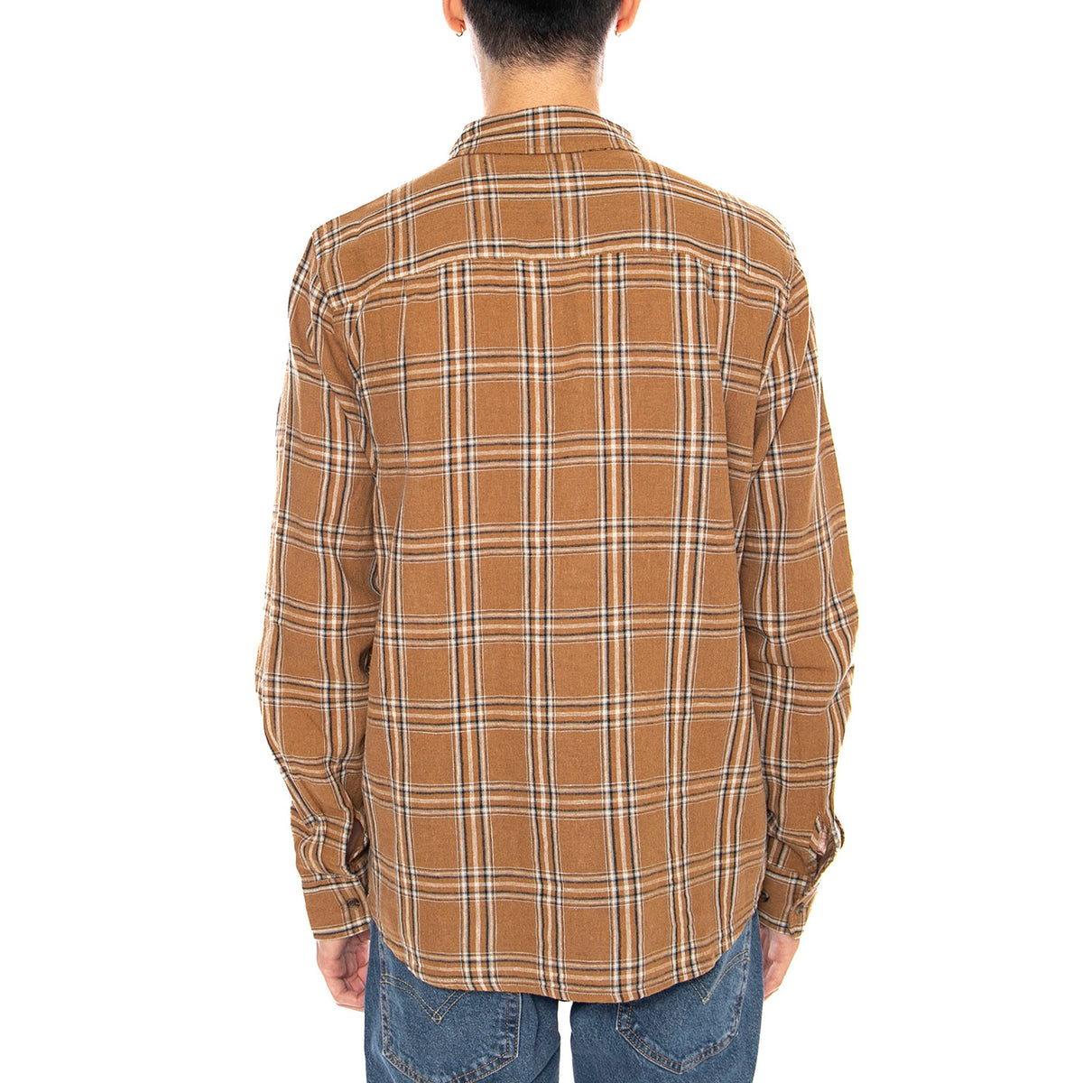 Charter Linen Blend L/S Wvn -- Camicia Uomo Multicolore 01440 WCWCP BRIXTON 