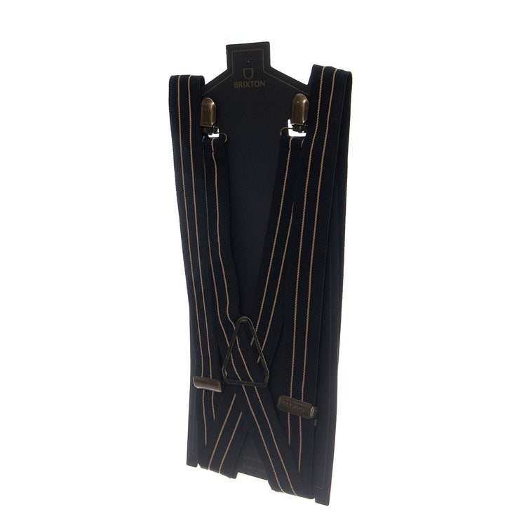 Done Proper Suspender -- Bretelle Nere 05408 BLACK BRIXTON 