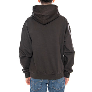 Embroidered Heavy Weight Hood -- Felpa con Cappuccio Uomo Washed Black 22645 WABLK BRIXTON 