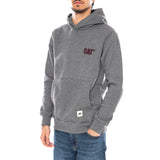 Logo Hoodie Heather Grey - Men's Hoodie Grey Men's CAT
