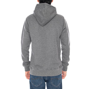 Logo Hoodie Heather Grey - Felpa con Cappuccio Uomo Grigia 6050193 10122 CAT 