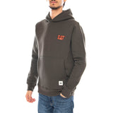 Logo Hoodie Military Olive - Men's Green Hoodie CAT