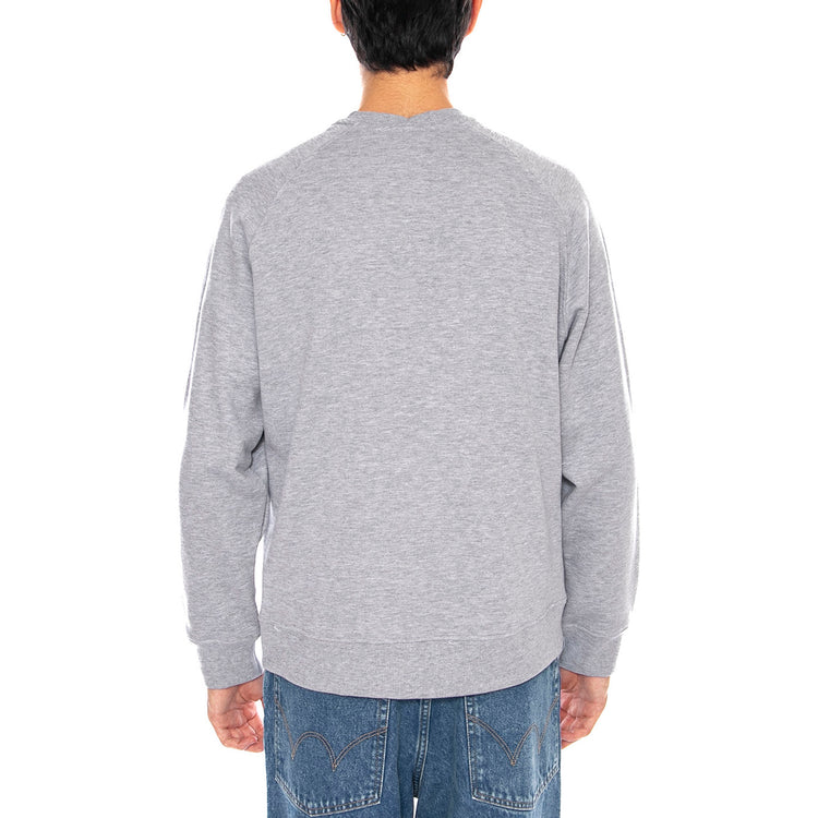 Varsity Raglan Crew Grey - Felpa Girocollo Uomo Grigia 6050205 10122 CAT 