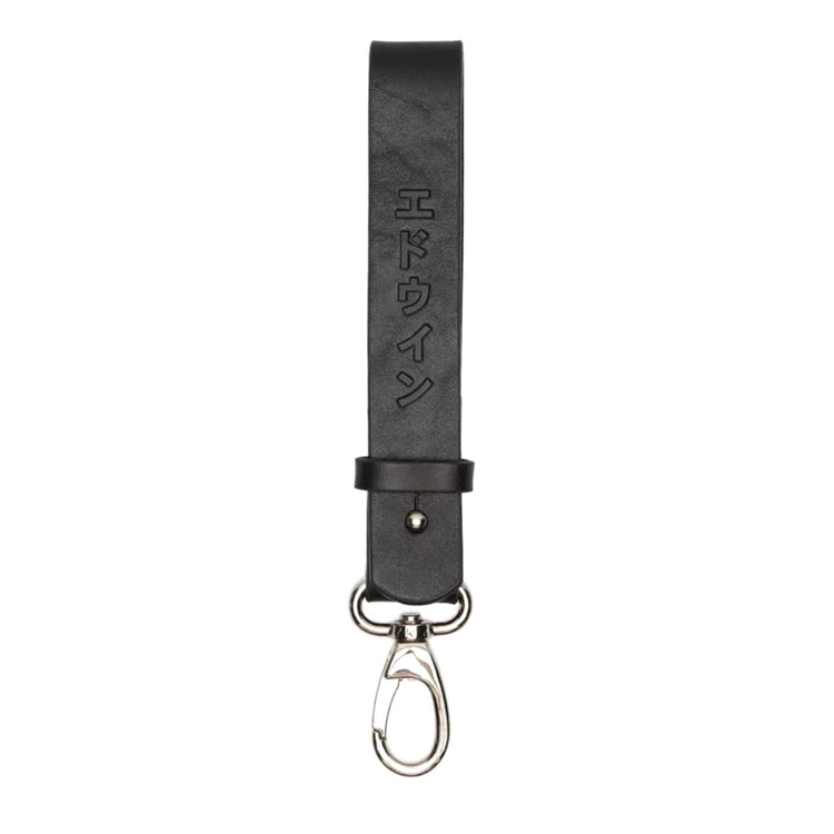 Edwin Leather Pant Hanger - Portachiavi Nero I020863.89.00.06 . EDWIN 