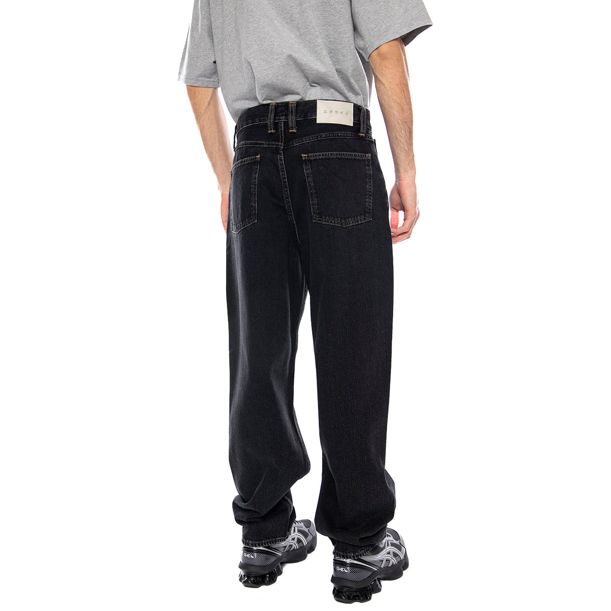 Tyrell Pant -- Pantaloni Uomo Dark Marble Wash Neri I031943.89.I9.30 89.I9 EDWIN 