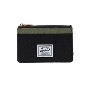 Herschel Oscar Cardholder - Poratacarte Nero con Zip 30094 06427 HERSCHEL 
