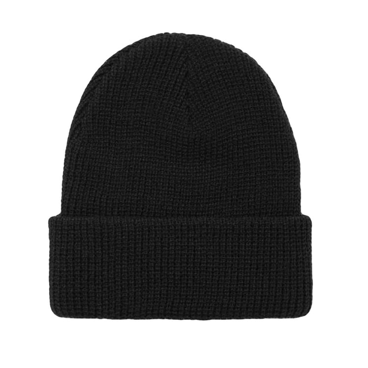Set Usual Beanie Black - Cappellino Nero in Maglia BN00134 BLK HUF 