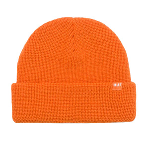 Set Usual Beanie Orange - Cappellino Arancione in Maglia BN00134 ORG HUF 