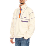 Elysian Quarter Zip Fleece -- Men's Zip Neck Bone Sweatshirt HUF