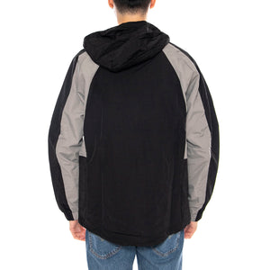 HUF Set Shell Jacket -- Giacca con Cappuccio Uomo Nera JK00389 BLK HUF 