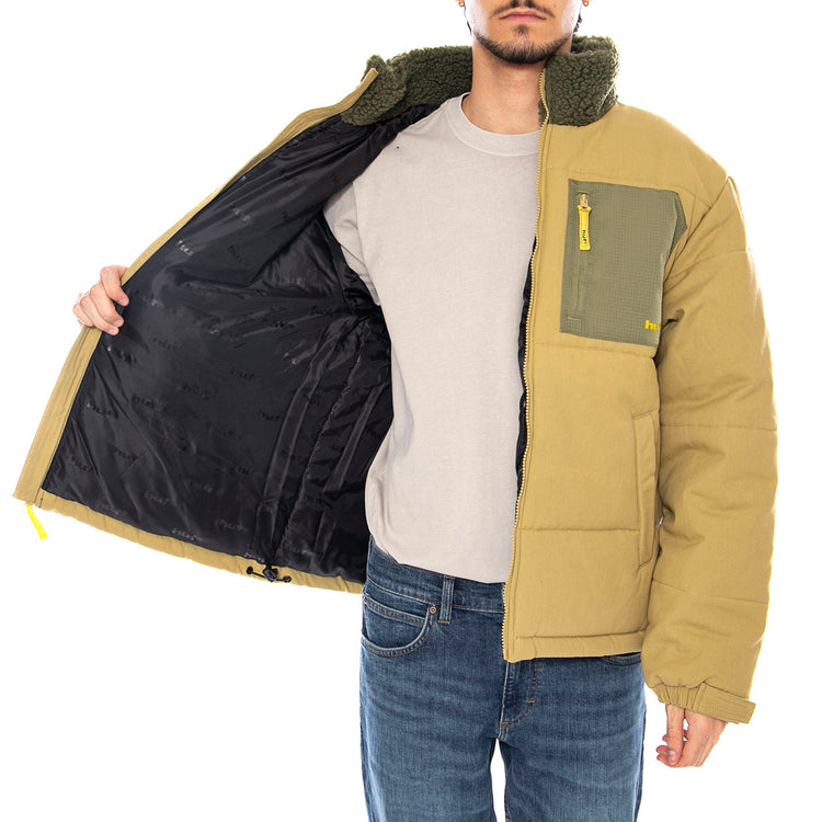 Siple Puffer Jacket Cactus Cat - Giacca Imbottita Uomo Verde JK00415 CTS HUF 