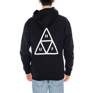 HUF Set TT P/O Hoodie -- Felpa Uomo Cappuccio Nera PF00572 BLK HUF 