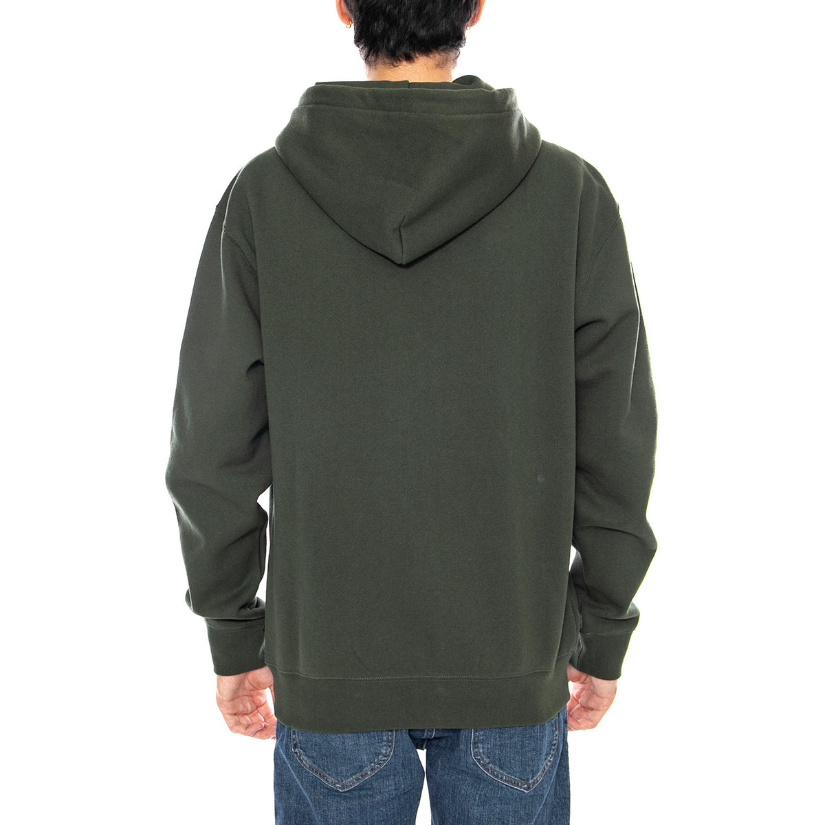 HUF Set TT F/Z Hoodie -- Felpa con Cappuccio Uomo Verde PF00697 HUN HUF 