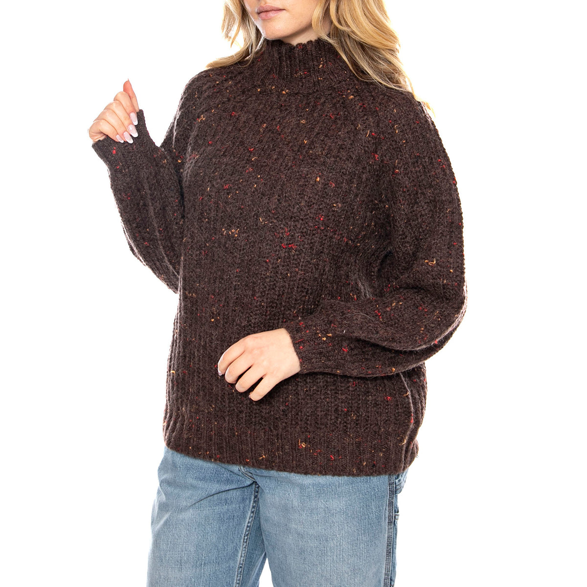 Noja Java Woman Sweater Brown -- Maglione Donna Marrone 213709610 1610 MINIMUM 