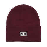 Icon Eyes Beanie - Bordeaux Knitted Hat OBEY ACCESSORIES