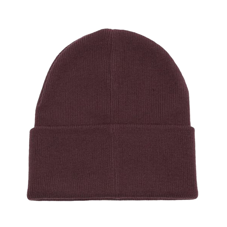 Icon Patch Cuff Beanie Plum Perfect - Cappellino in Maglia Rasata Viola 100030198 PLP OBEY 