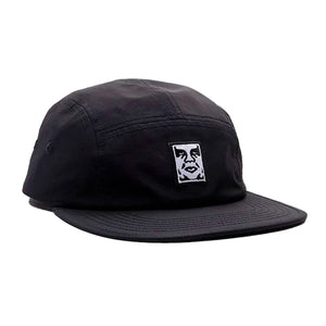 Icon Patch Camp Cap - Cappellino con Visiera Nero 100149101 BLK OBEY 