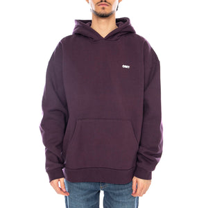 Bold Star Extra Heavy Hoof Fleece Plum Perfect - Felpa con Cappuccio Uomo Viola 112470224 PLP OBEY 