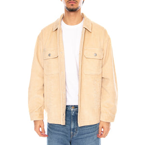 Benny Cord Shirt Jacke Irish Cream - Giacca / Camicia Uomo Beige 121160050 IRC OBEY 