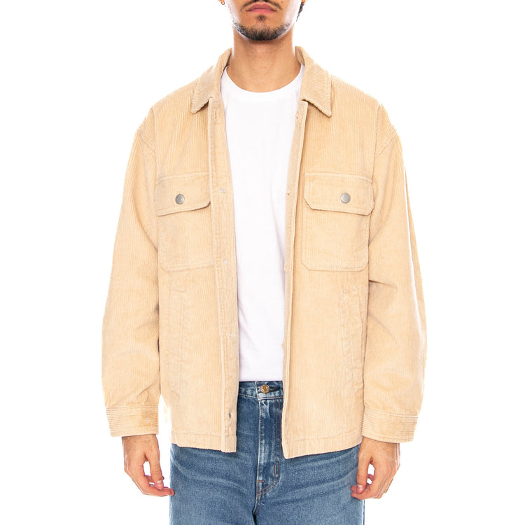 Benny Cord Shirt Jacke Irish Cream - Giacca / Camicia Uomo Beige 121160050 IRC OBEY 