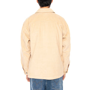 Benny Cord Shirt Jacke Irish Cream - Giacca / Camicia Uomo Beige 121160050 IRC OBEY 
