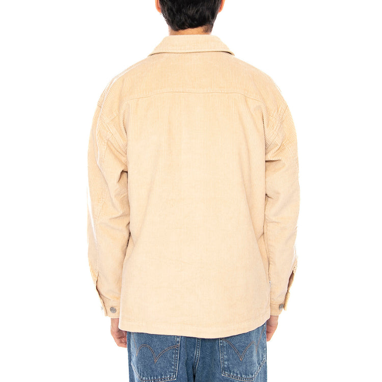 Benny Cord Shirt Jacke Irish Cream - Giacca / Camicia Uomo Beige 121160050 IRC OBEY 
