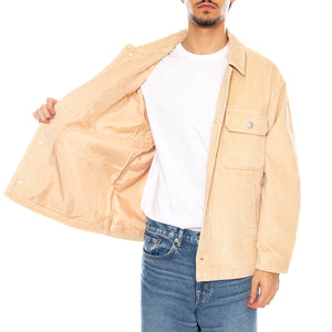 Benny Cord Shirt Jacke Irish Cream - Giacca / Camicia Uomo Beige 121160050 IRC OBEY 