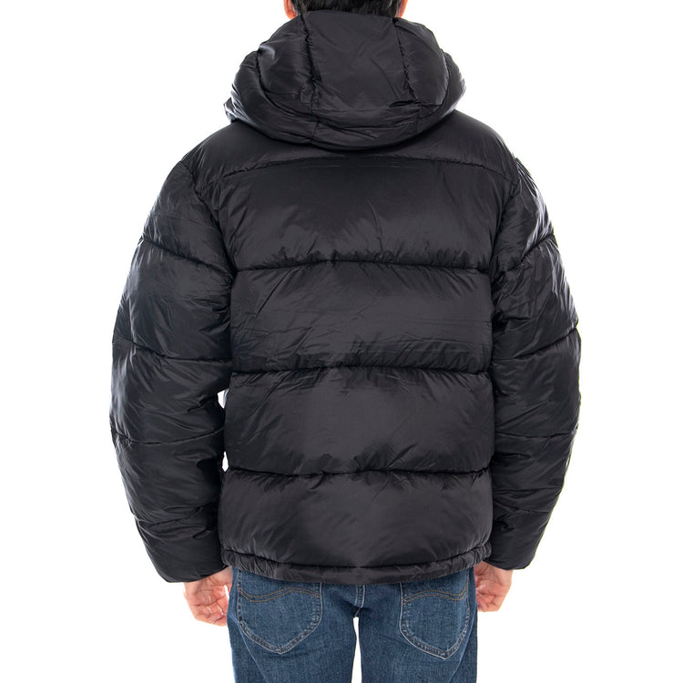 Stratus Puffer Black - Giacca Piumino con Cappuccio Uomo Nero 121800576 BLK OBEY 