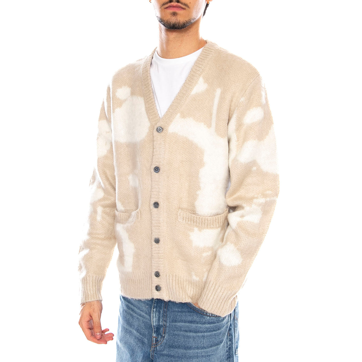 Luka Splatter Cardigan - Cardigan Uomo Multicolore 151010033 SIG OBEY 