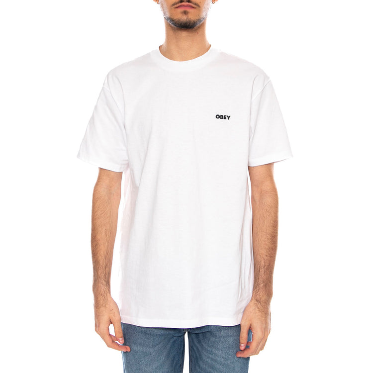 Obey Make Art Not War Tee -- Maglietta Girocollo Uomo Bianca 165264062 WHT OBEY 